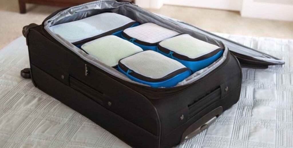Packing cubes. Packing hacks for family vacations