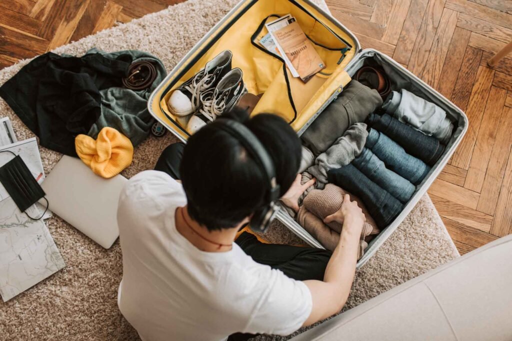 Roll your clothes. Packing hacks